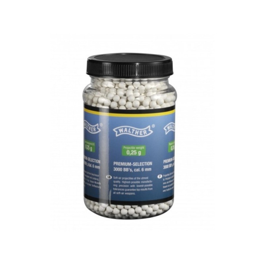 Βλήματα Airsoft BBs 6mm 0.25gr Walther Premium Selection