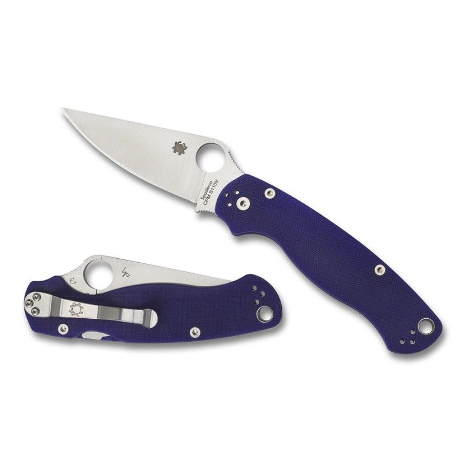 Spyderco Para Military™ 2 G-10 ΣΚΟΥΡΟ ΜΠΛΕ/CPM S110V